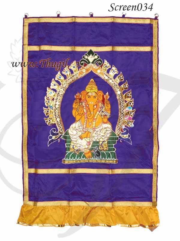 vinayagar Temple Screen Thirai Seelai Inner Scranton Hindu Temple