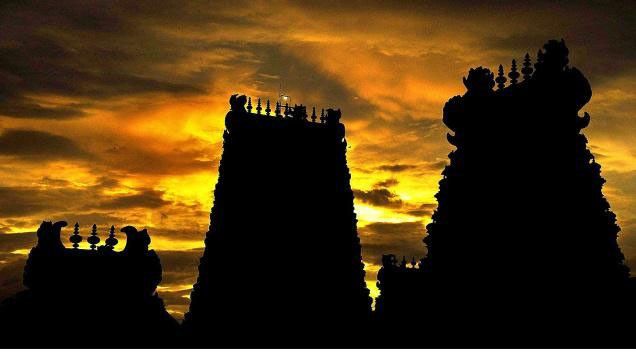 Temple Banner Backdrop India Temples Printed Large Poster Stage Banners