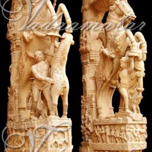 India Temple Pillars Banner Print Photo Quality Indian wedding Stage decoration