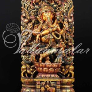 Lord Ganesha Carvings Traditional stage Banners Prints decorations India festival cultural gatherings
