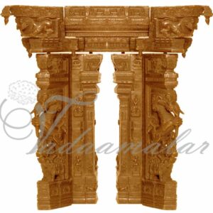 Stage decoration Pillars Photo Quality Print India weddings dance performances