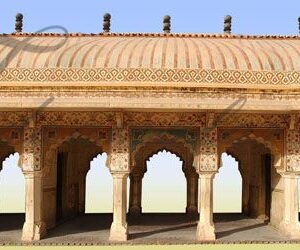 Classical Age old India Temple Pillars Backdrops Banner Print Photo Quality Indian Stage decoration
