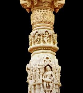 India Temple Pillars Banner Print Photo Quality Indian wedding Stage decoration