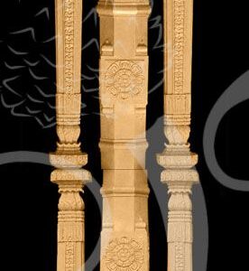 India Temple Pillars Banner Print Photo Quality Indian Dance Program Stage decoration