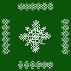 Banner Backdrop Kolam Rangoli Decorations for dance art or festivals buy now