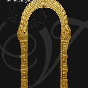 Flex Banners Depicting Thiruvachi Temple Mandap Stage decoration