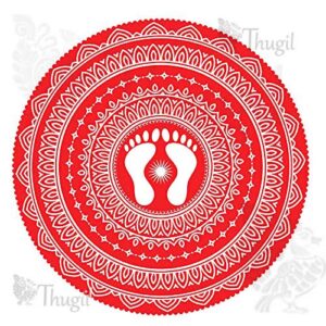 Custom size print Kolam Mugallu Backdrop Easy Decorations in Indian style