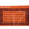 Shiva Shiva Printed Cotton Orange Thundu / Shawl Buy Now