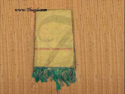 Poly Cotton Zari Brocade Shawl Gift Stole for Guests