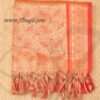 Orange Poly Cotton Zari Brocade VIP Shawl Gift Stole for Guests Ponnadai buy Now
