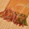 2.25 mts Gold Colour Poly Cotton Zari Brocade Shawl Gift Stole for Guests