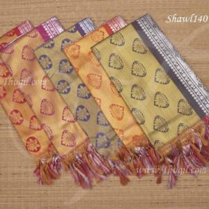 Assorted Colours VIP Shawl Zari Woolen ponnadai for Guests