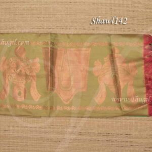 Shawl Gift Stole for Lord Balaji Perumal Thundu Polyester 80 inches