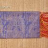Blue Color Jai sri ram Poly Cotton Zari Shawl Gift Stole for Guests