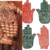 6pcs Mehandi Stencil Design