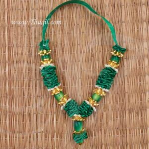 4.5" Small size Green Garlands Maala for Idol Statue Decorations Buy Now