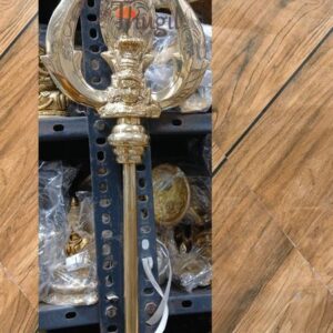 Trishul Soolam Mariamman Karumari Brass Weapon Heavy Head 3 Feet / 36 inches
