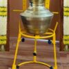 Goddess Lakshmi VaraLaksmi Stand Metal Stool for Placing Kalasam Buy Now