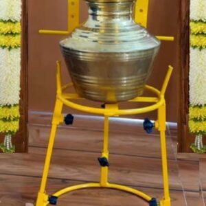 Goddess Lakshmi VaraLaksmi Stand Metal Stool for Placing Kalasam Buy Now