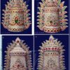 Large Sudar Krida Kreedam Devi MariAmman Idol Mukut Crown 15 Inches