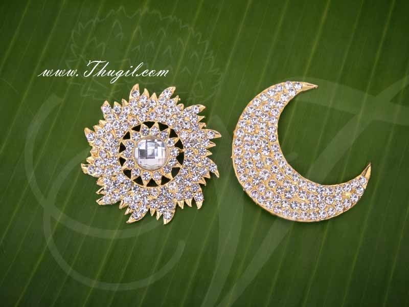 Suriyan Chandran Jewellery Goddess Hair Ornaments Buy Now 2"