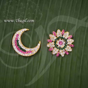 Suriyan Chandran Jewellery Goddess Hair Ornaments 1.2 Inch