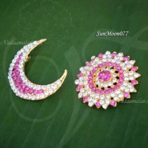 Suriyan Chandran Jewellery Goddess Hair Ornaments 1.6 Inches