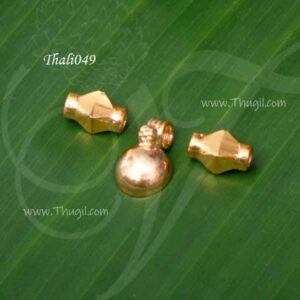 Pottu Thali Miniature ThiruMangalyam Wedding Thali for small Idol 1 inch