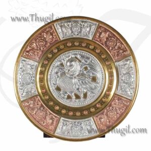Thanjavur Thatu Tanjor Plate for Gift Handmade 10 inches