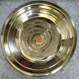 Large Pooja Brass Plate Thambalam Thattu Thambula thattu Available online