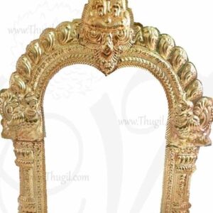 Brass Thiruvachi Temple Prabhavali Arch Deity Idols Decorations Buy Now 3.5 Feet