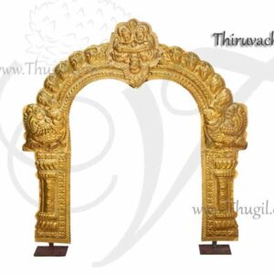 Brass Thiruvachi Temple Prabhavali Arch Deity Idols Decorations Buy Now 3.5 Feet