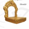 Brass Prabhavali Peedam Thiruvachi Arch Gold Plated For Statues 20 inches