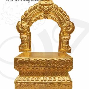Brass Prabhavali & Pedestal Thiruvachi Arch Gold Plated Buy Online 16"