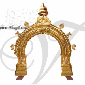 Temple Prabhavali Brass Thiruvachi Arch Gold Plated Buy Online 24 inches