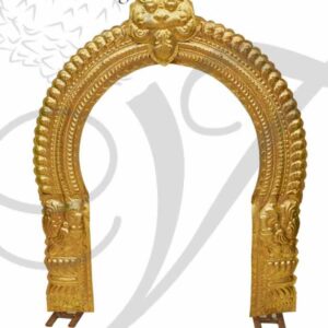 2 feet Prabhavali Brass Thiruvachi Arch deity Idols Decorations