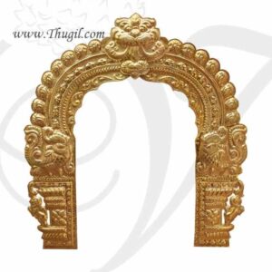 6 feet Brass Thiruvachi Arch Hindu deity Prabhavali Temple Alankaram Decorations Buy Online