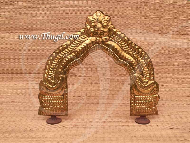 Temple Prabhavali Brass Thiruvachi Arch Gold Plated 1 Feet Buy Now