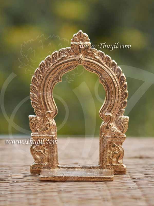 Prabhavali Metal Thiruvachi Arch for Small Idols Peedam 3.5 inches