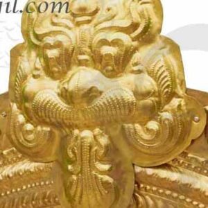 12 inches Prabhavali Brass Thiruvachi Yali Lion part
