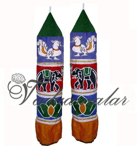 Buy Thombai online Traditional India Stage Thombai Temple Car decorations -2 pieces - 6 feet