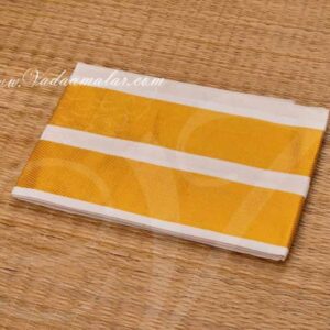 Pure Cotton Angavastram for Dothi Thundu - Traditional Indian Mens wear