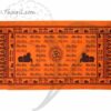 Shiva Shiva Printed Cotton Orange Thundu Buy Now