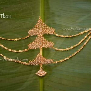 White stones Tikka Crown