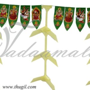Traditional Auspicious mango leaves decoration toran toranam door hanging tapestry- 10 meters