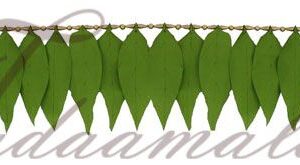 5 meters Mango Cloth Leaf Design India Toran Tapestry Doorway Decorative Hanging