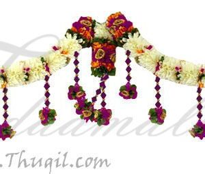 Cute artificial multi colour door hanging textile door welcome toran tapestry