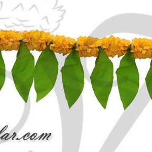 Mango Leaf Design India Cloth Toran Tapestry Doorway Decorative Hanging