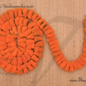 1 meter Orange Color Marigold Flower Synthetic Door Hanging Decoration Buy