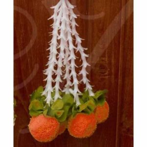 12" (2 pieces) Toran Kunjalam Door Tube Rose Strings with Flower Decorative Wedding Mandap Buy Now